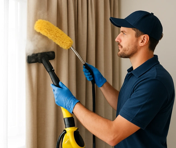 Trusted blind cleaning technician Matty Curtain Cleaning clarkefield-vic QLD