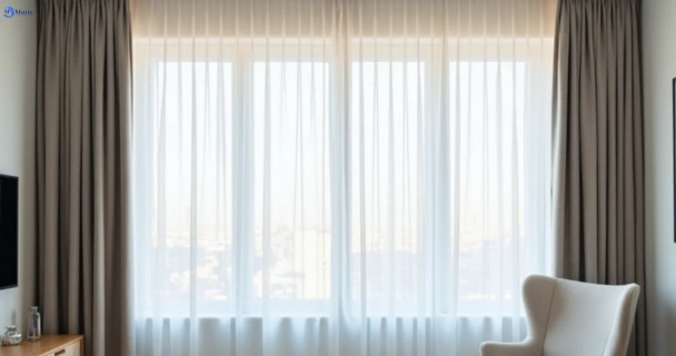Restored vibrant drapes in clarkefield-vic QLD after Matty Curtain Cleaning