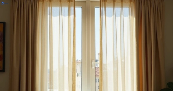 Dull dusty drapes in clarkefield-vic before professional cleaning